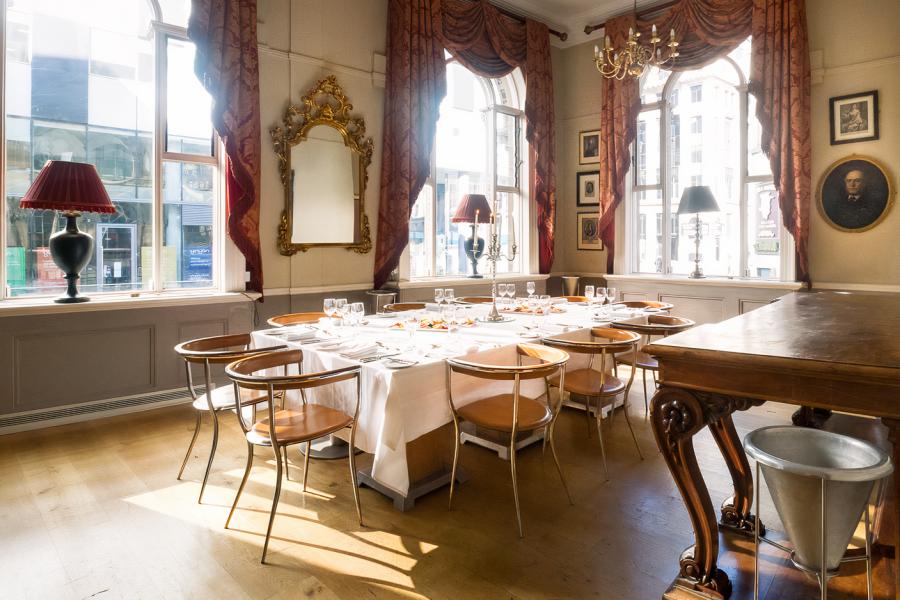 Private Dinning Room at Racquet Club Hotel & Ziba Restaurant in Liverpool City Centre