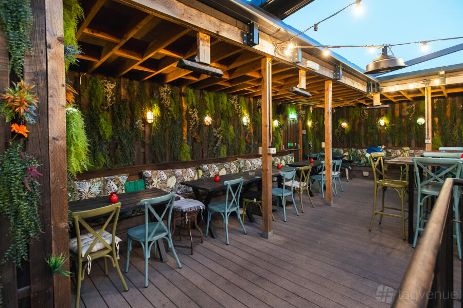 Rooftop terrace & Bar at Market House in Reading Town Centre