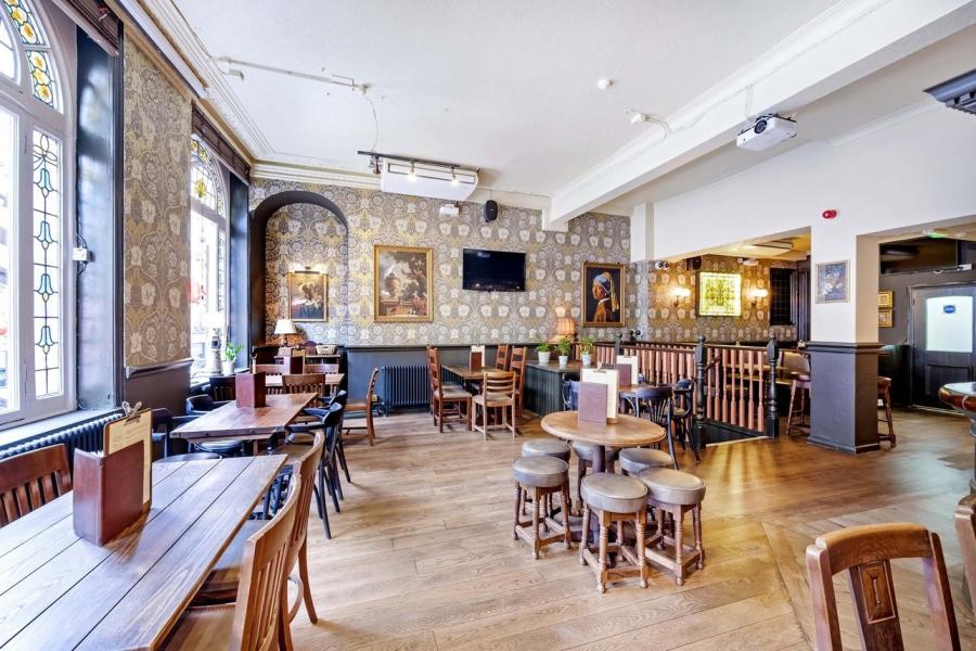 The Gallery Bar at De Hems Pub in Chinatown, London