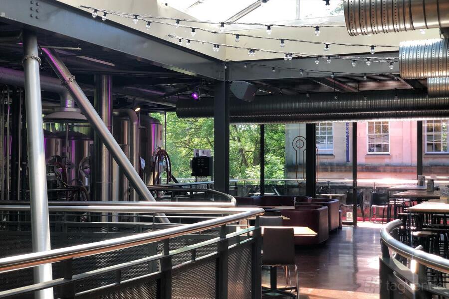 Tank Lounge & Terrace at Zerodegrees Microbrewery Reading in Reading Town Centre