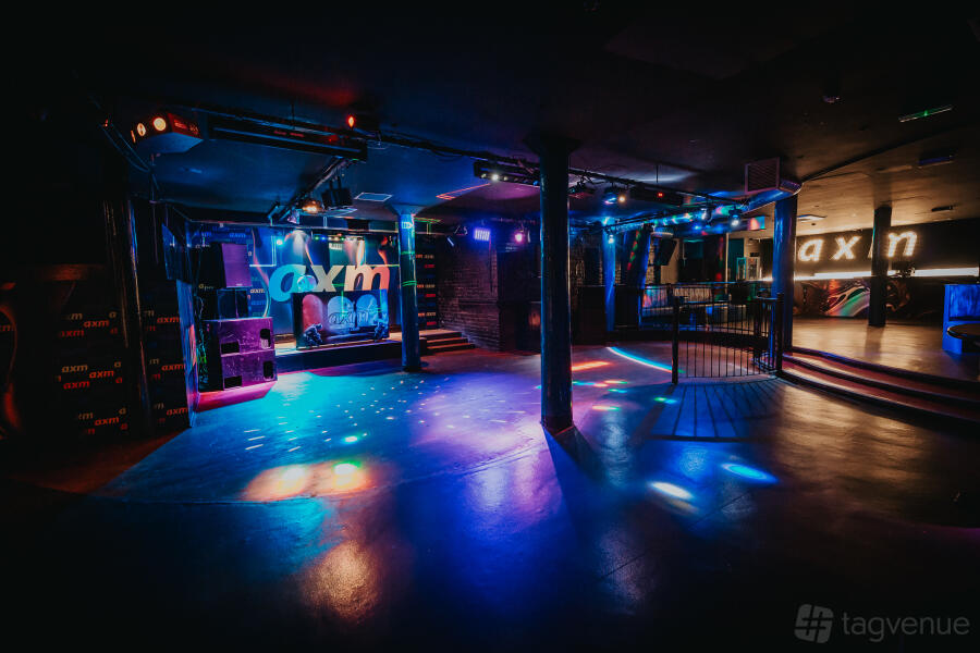Middle floor at AXM Nightclub in Glasgow City Centre